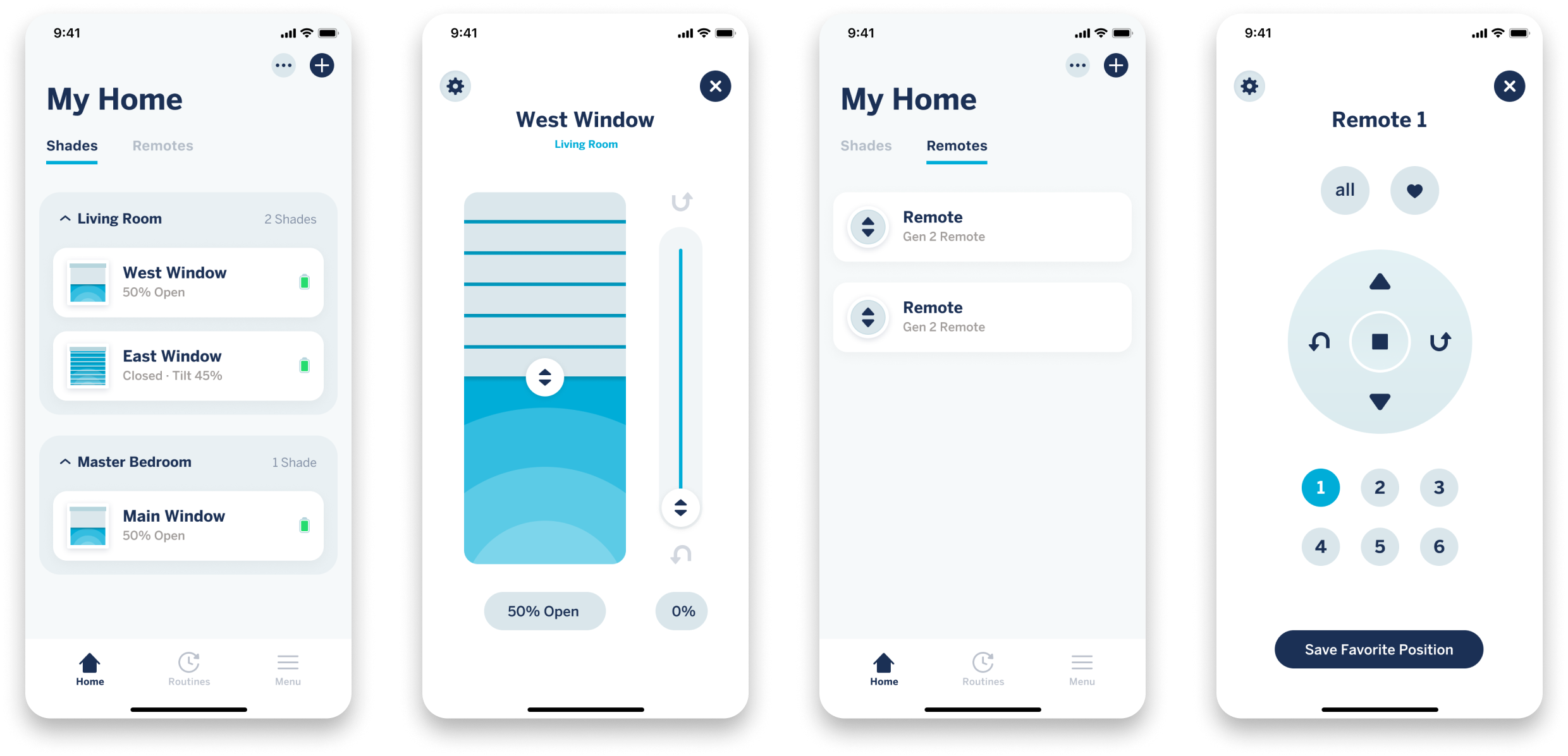 Home Layout and Controls